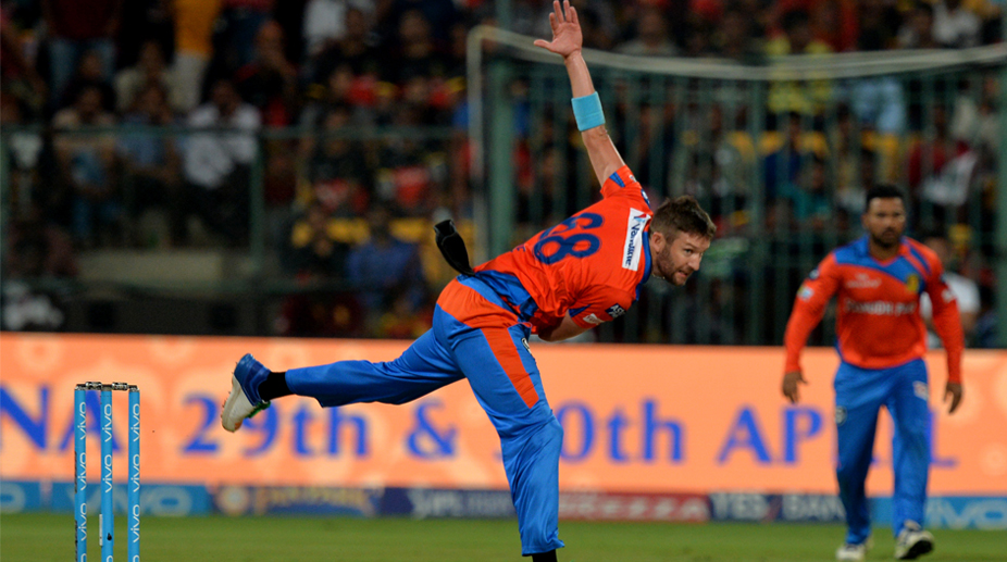 Gujarat Lions pacer Andrew Tye ruled out of remainder of IPL