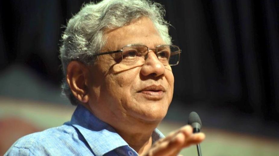Sitaram Yechury flays government over Aadhar card