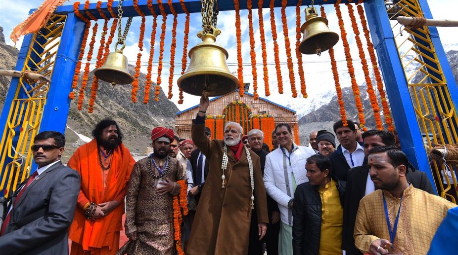 PM Modi offers prayers at Kedarnath temple