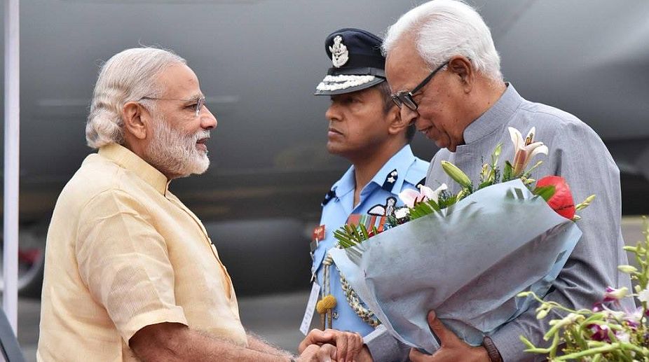 J-K Governor Vohra discusses security issues with PM Modi