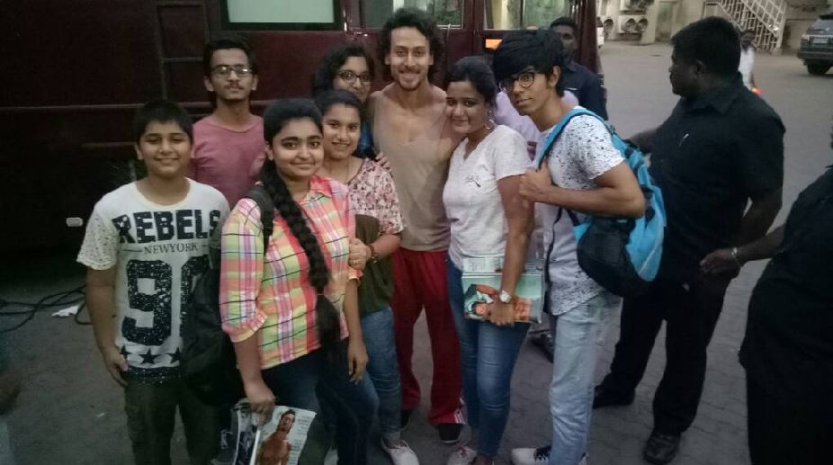 How Tiger Shroff charmed the girls!