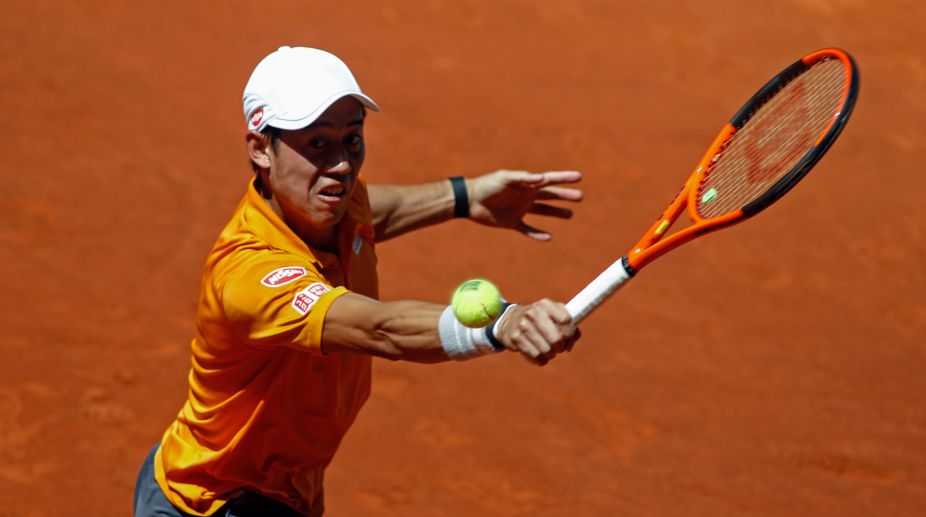 Japan’s Kei Nishikori defeats Diego Schwartzman in Madrid Open