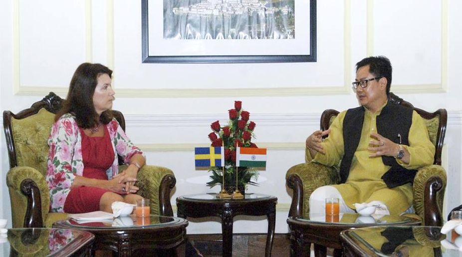 India-Sweden talk on cooperation in counter-terrorism