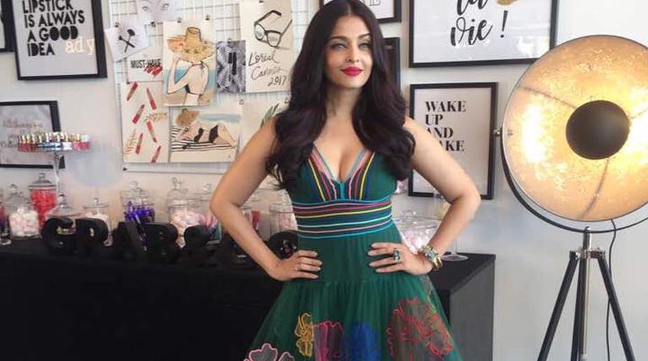 Aishwarya blossoms in green at Cannes