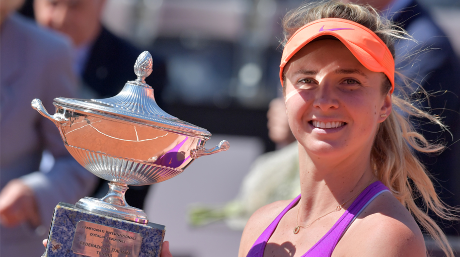 Italian Open: Elina Svitolina shocks Simona Halep to lift title