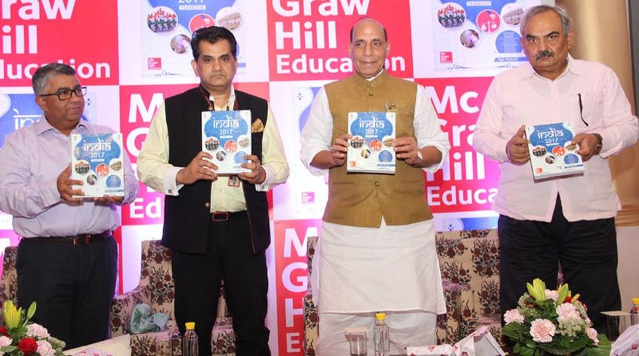 Rajnath launches India 2017 Yearbook