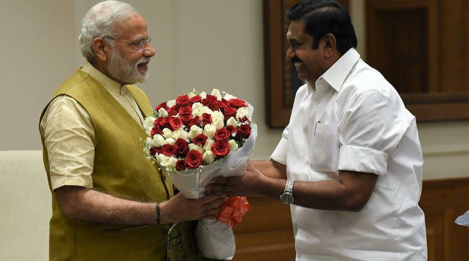TN CM meets PM, seeks Central help for various schemes