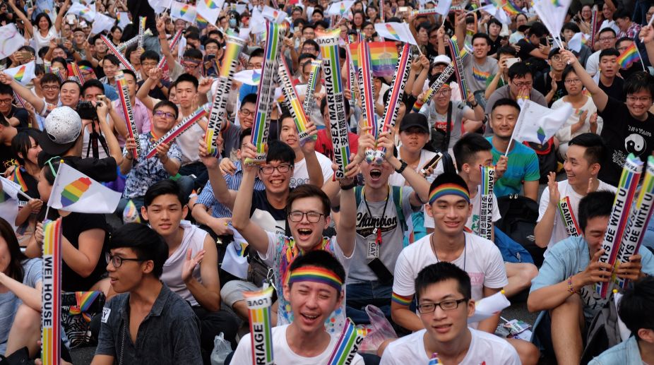 Taiwan becomes first Asian country to legalise gay marriage