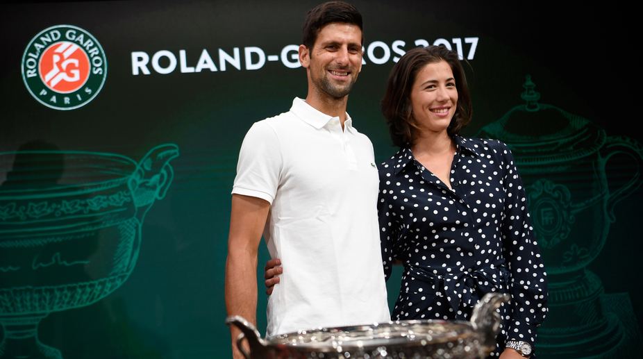Novak Djokovic, Garbine Muguruza to defend French Open titles