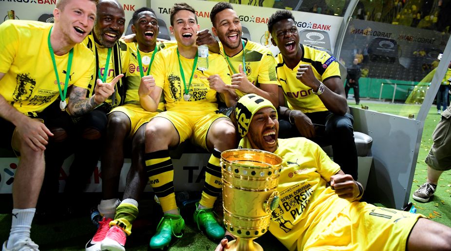 Dortmund beat Frankfurt to clinch their fourth German Cup title