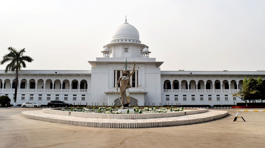 Statue of Lady Justice reinstalled in Dhaka