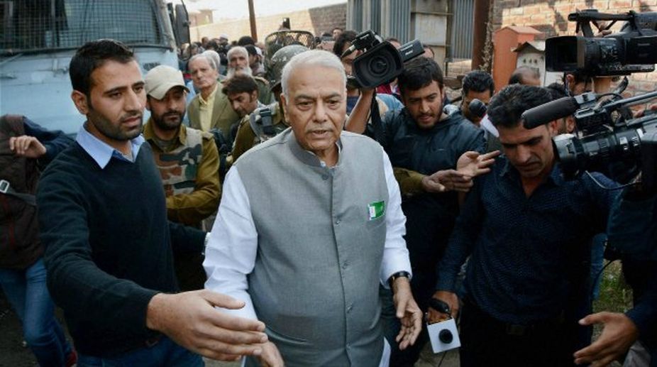 Will wait for Jayant to realise his dharma to support me: Yashwant Sinha