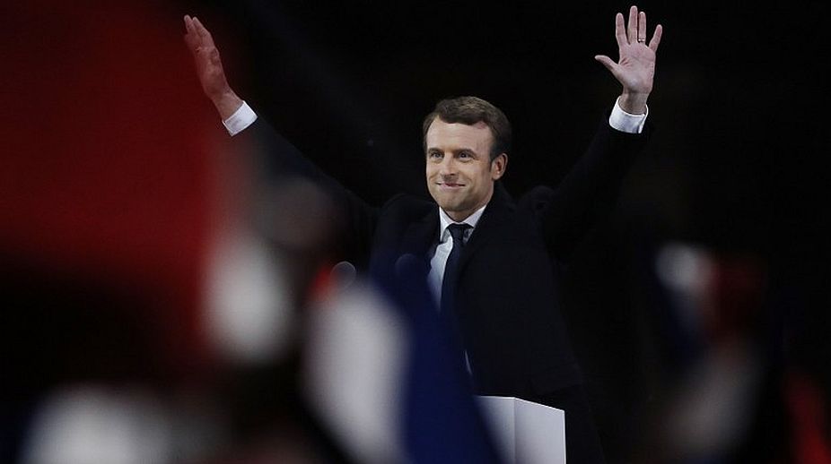 Macron hold meetings with European leaders in Paris