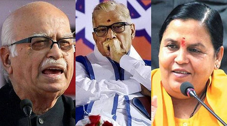 Babri case: Advani, Joshi, Bharti exempted from personal appearance