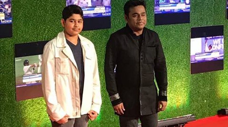 AR Rahman’s son makes Hindi singing debut with Sachin biopic