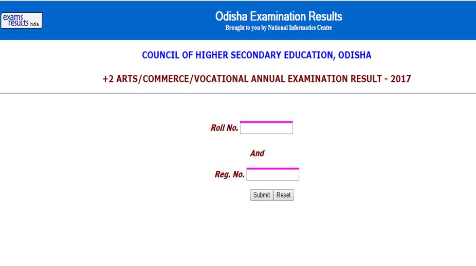 CHSE Odisha Class 12 results 2017 declared on chseodisha.nic.in, orissaresults.nic.in