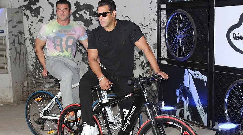 From ‘Being Human’, Salman Khan goes ‘Ecycle’
