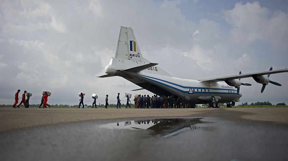 3 bodies recovered from crashed Myanmar military plane