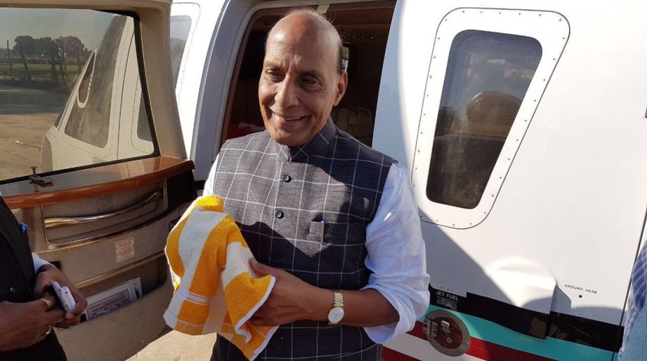 Government will solve Kashmir issue: Rajnath Singh