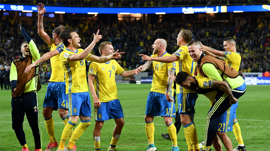 Olivier Giroud’s wonder-strike in vain as Sweden upset France