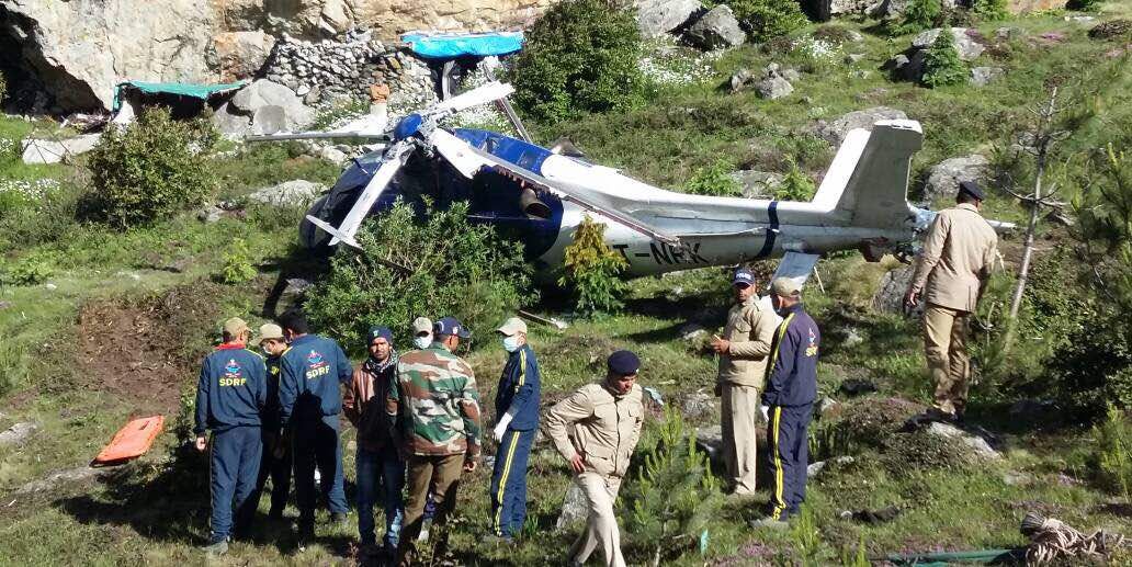 Engineer killed, 8 injured in Uttarakhand helicopter crash