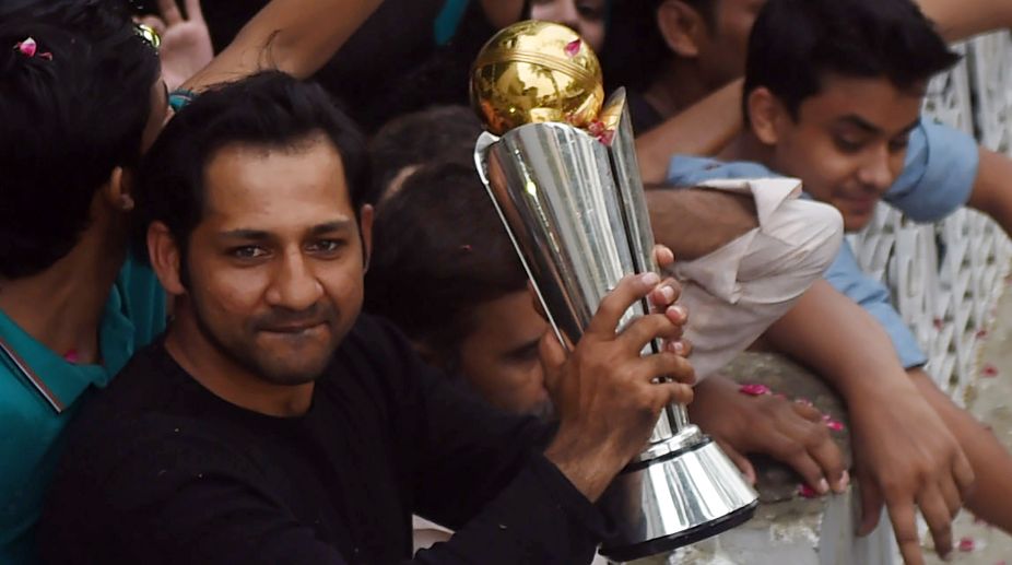 Pakistan team receives grand welcome after winning Champions Trophy