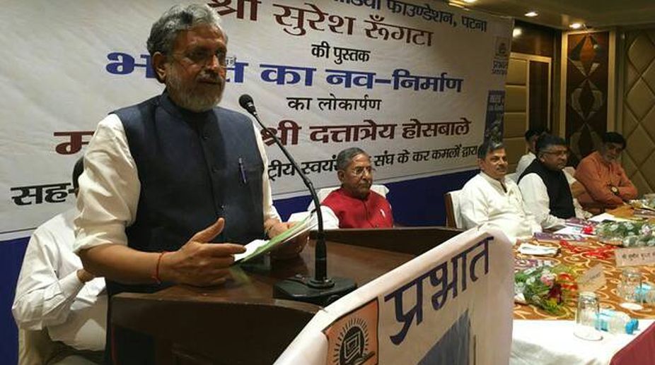 Lalu Prasad is Robert Vadra of Bihar: Sushil Modi