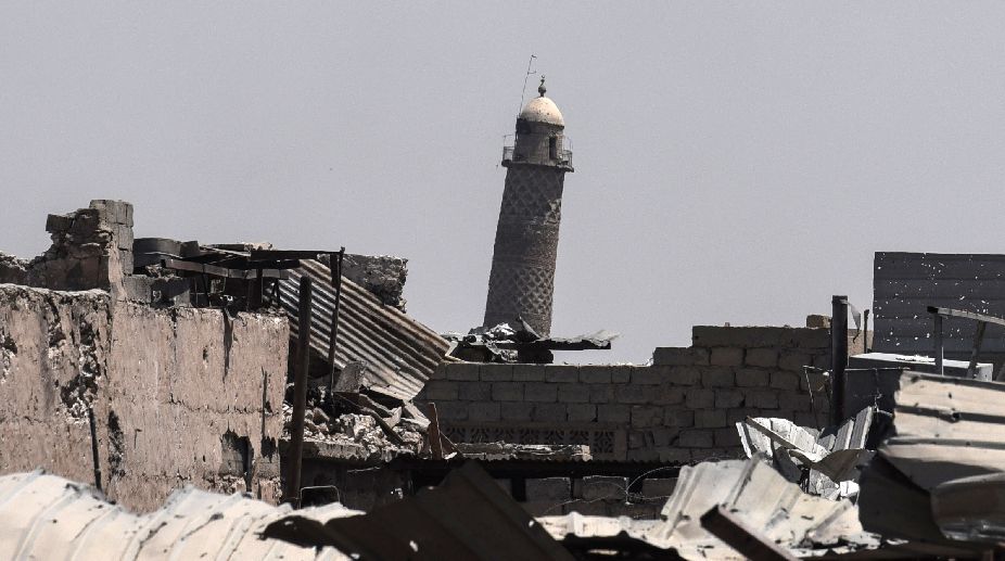 IS blows up Mosul mosque where Baghdadi announced ‘caliphate’