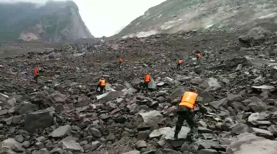 Two killed in China landslide