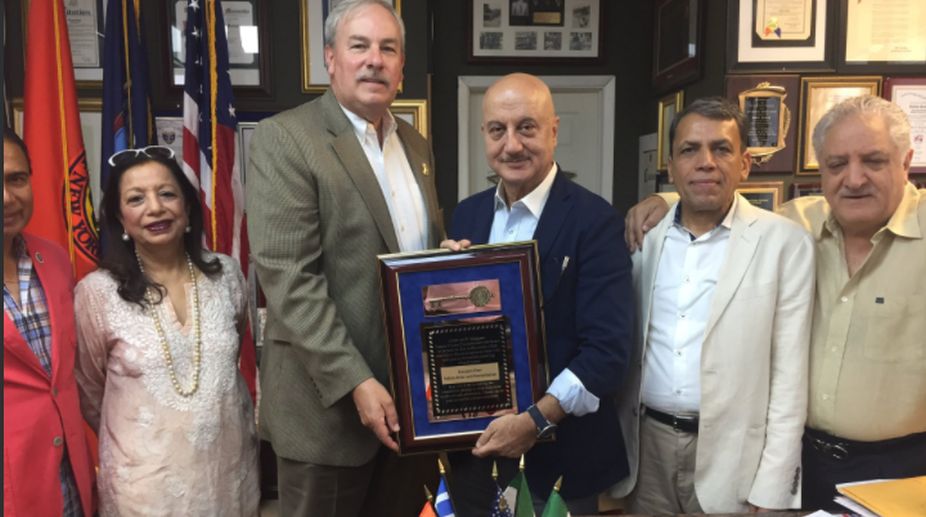 Anupam honoured with citation from Nassau county