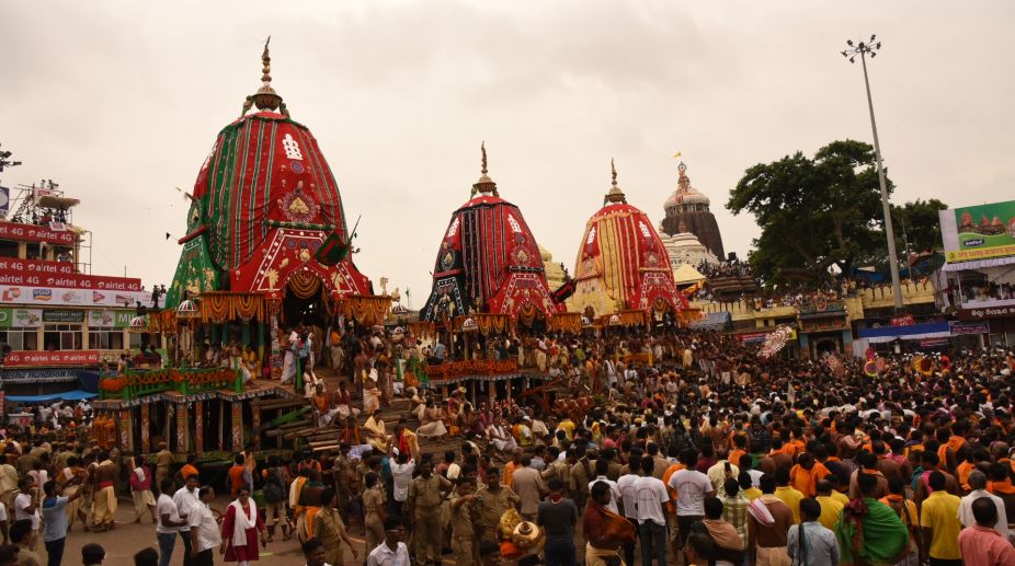 Lakhs witness Lord Jagannath’s return car festival