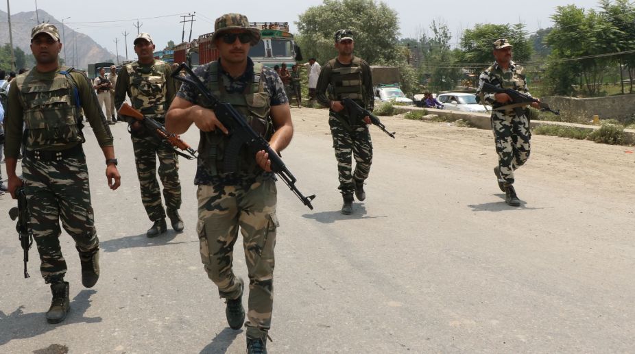 Two militants killed, 3 soldiers injured in Kashmir