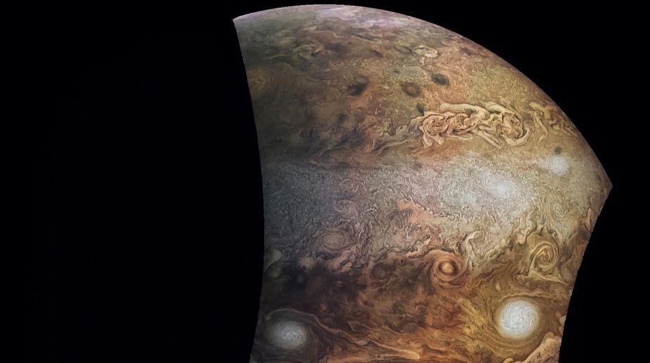 NASA unveils stunning image of haze-covered Jupiter