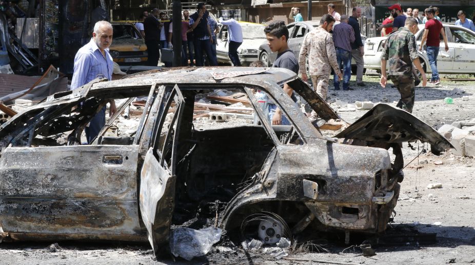 18 killed as car bombers strike Damascus