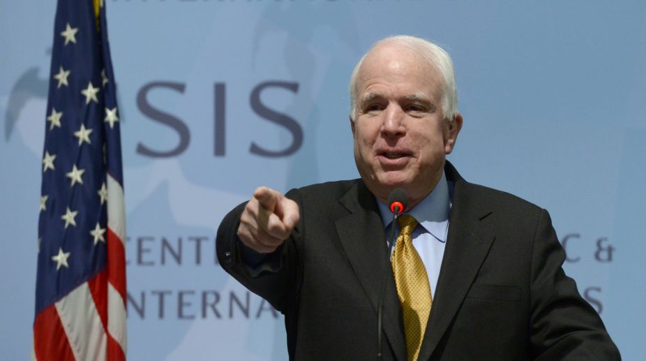 McCain seeks diplomatic, military, economic costs on Pak