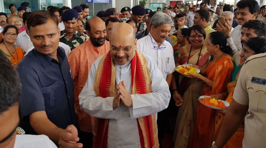 Bombay HC issues notices over Amit Shah’s meeting at Goa airport