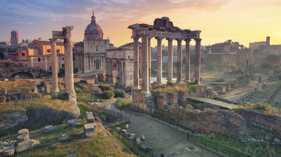 Seawater strengthened ancient Roman structures