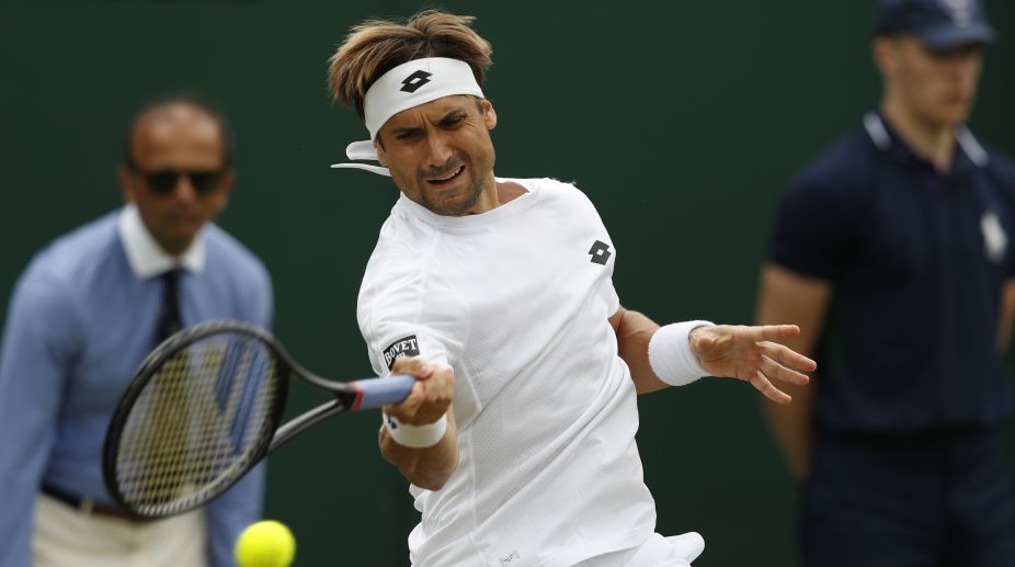 Spain’s David Ferrer in Wimbledon second round