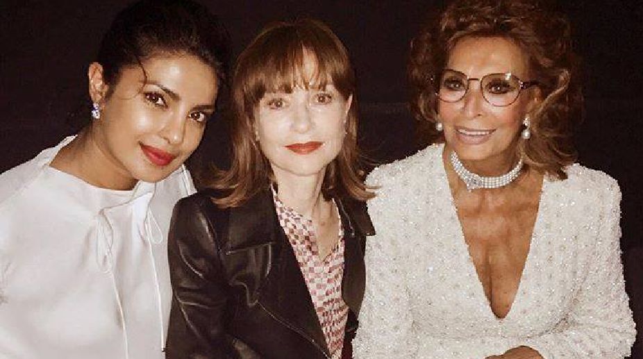 Priyanka Chopra enjoys meeting with Isabelle Huppert, Kate Winslet