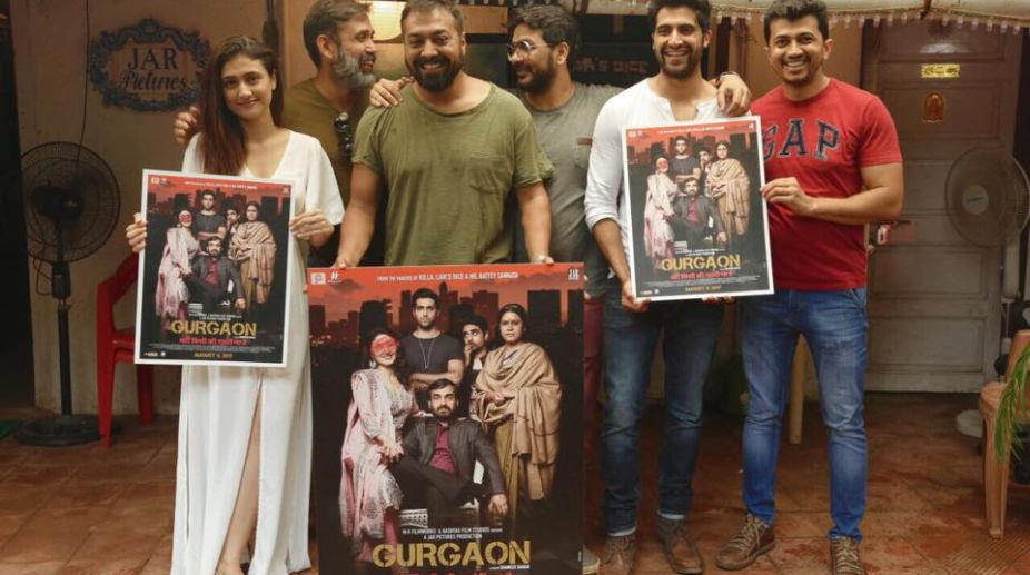 Anurag Kashyap launches poster of ‘Gurgaon’