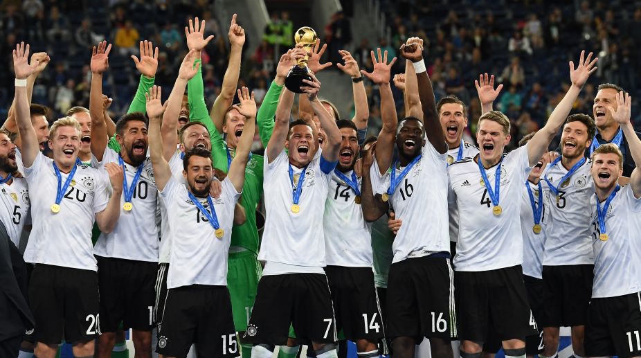 Germany return to top of FIFA world rankings