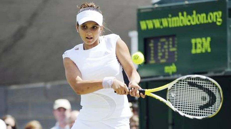 Sania-Kirsten advance at Wimbledon