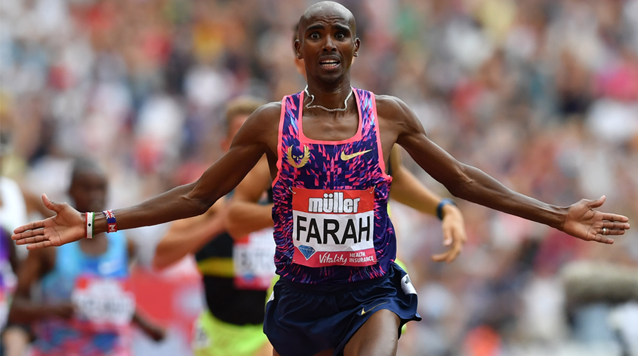 Mo Farah eases to victory, Elaine Thompson edges Dafne Schippers