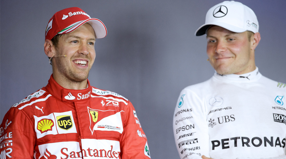 Sebastian Vettel claims Valterri Bottas’ start was ‘un-human’