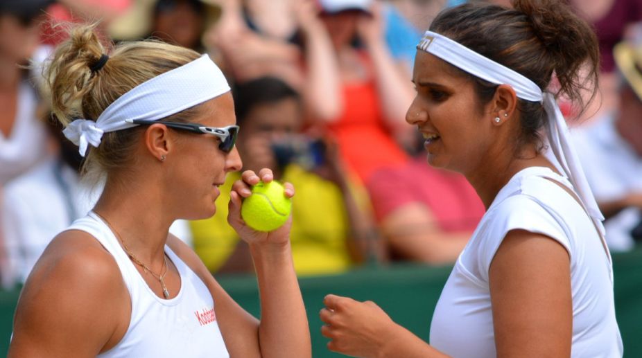 Sania knocked out of Wimbledon women’s doubles