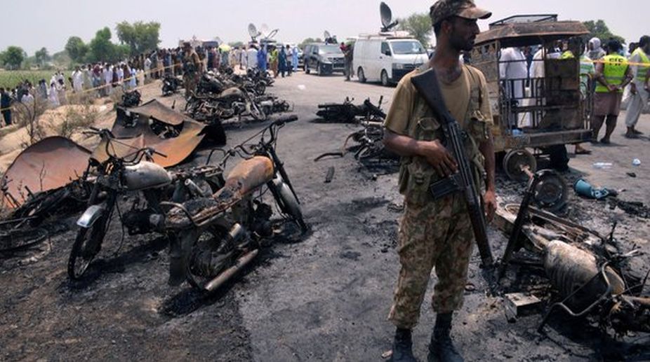 Death toll in Pakistan tanker fire reaches 219