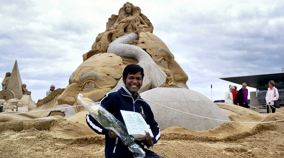 Sudarshan to represent India in Sand Sculpting Championship