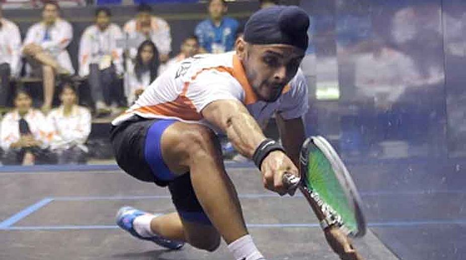 Harinder Pal Sandhu storms into last eight of Victorian Open squash