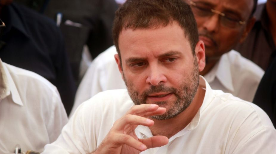 At ‘KisaanAakrosh’ rally, Rahul Gandhi vows to fight for farmers’ rights