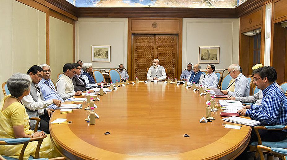 BJP MPs briefed about GST, Modi’s US, Israel visit